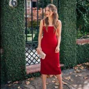 Cinq a Sept Ella burgundy column dress Sz 0 XS